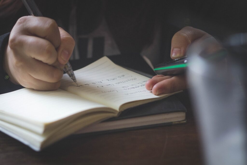 ecrire un journal alimentaire